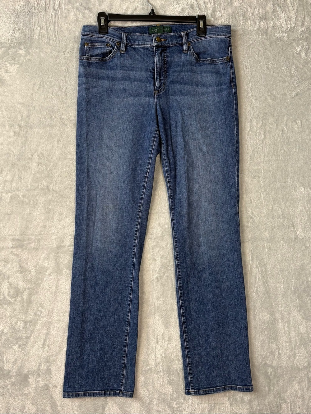 Lauren Jeans Co LRL Women's Size 12 Classic Straight 32x31 Medium Wash